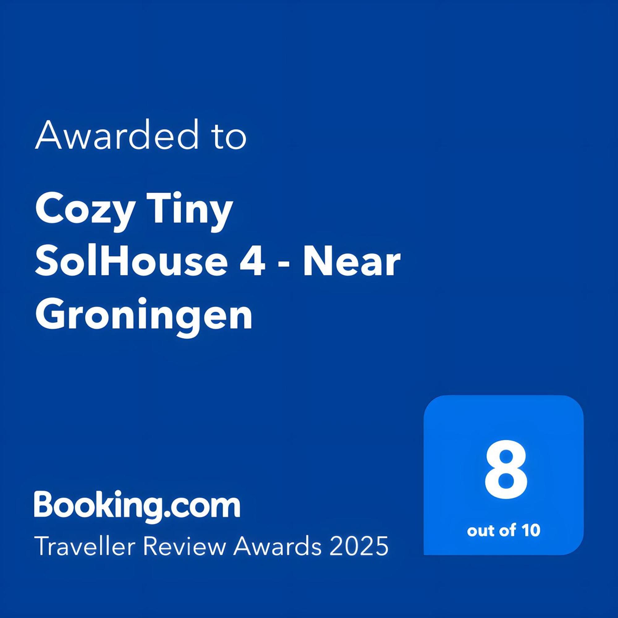 Cozy Tiny Solhouse 4 - Near Groningen Villa Kropswolde Dış mekan fotoğraf